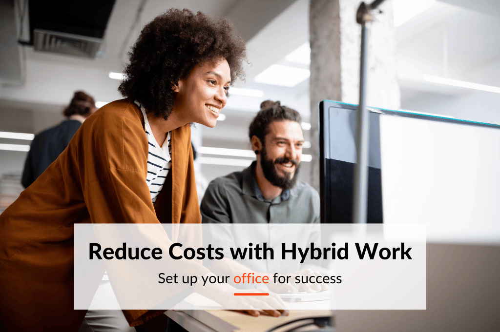 To reduce costs across the board, companies should consider integrating the hybrid workplace model and use desk booking software.