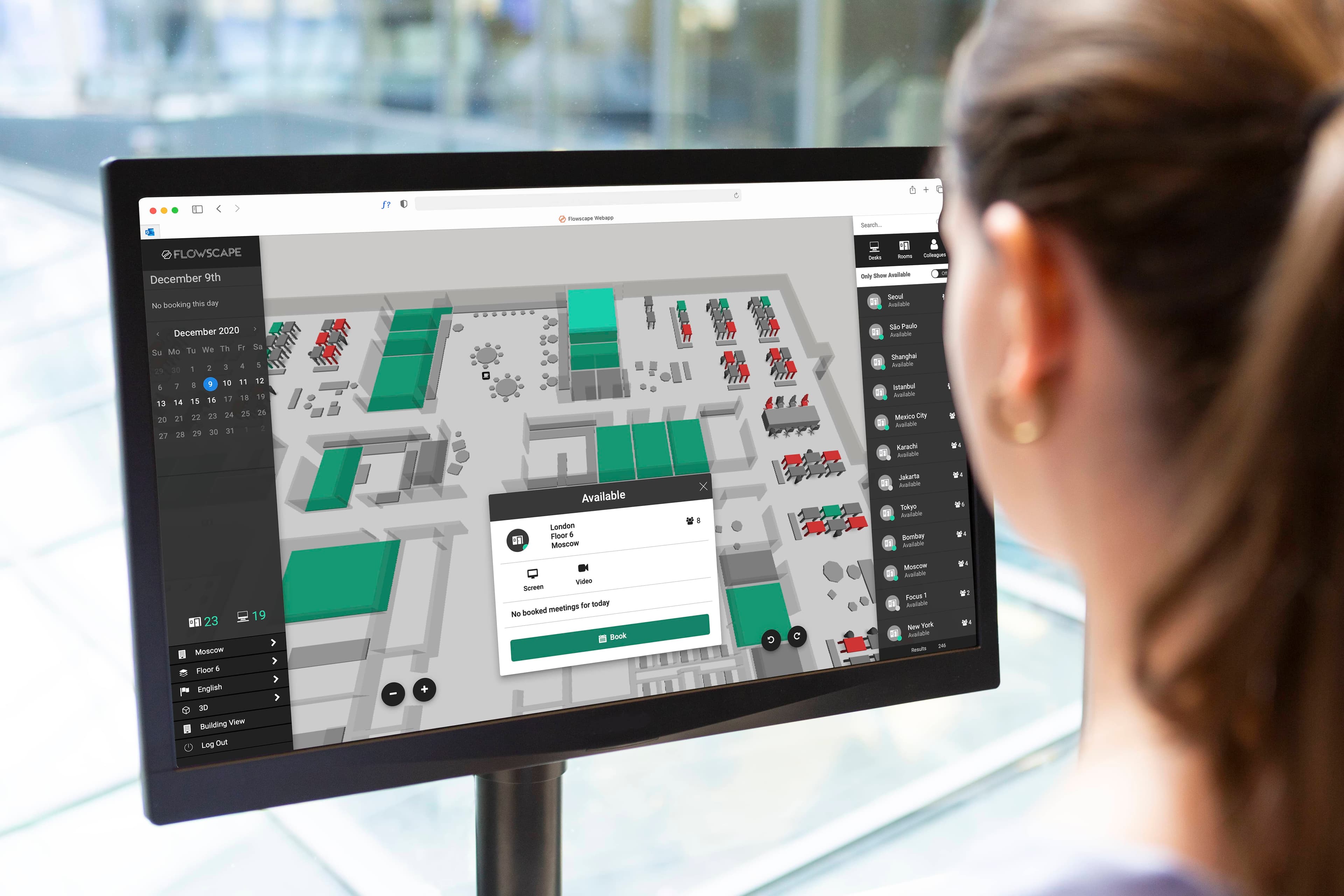 Space Management Interface Space Management software - the easiest way to measure office usage